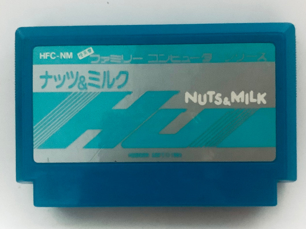 Nuts & Milk - Famicom - Family Computer FC - Nintendo - Japan Ver. - NTSC-JP - Cart (HFC-NM)