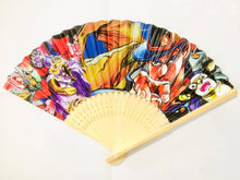 Load image into Gallery viewer, Jojo no Kimyou na Bouken - Kujo Jotaro - Iggy - Star Platinium - Hand Fan - Cuchiwaii
