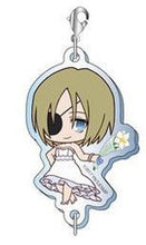 Cargar imagen en el visor de la galería, Kekkai Sensen &amp; Beyond - K. K. - Tsunagaru Acrylic Keychain SD Shiro Suits ver. - Keyholder - Cuchiwaii
