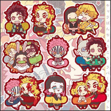 Cargar imagen en el visor de la galería, Kimetsu no Yaiba Chara Banchoukou Rubber Mascot Seventh Form Mugen Ressha - hen - Cuchiwaii

