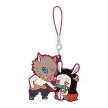Load image into Gallery viewer, Kimetsu no Yaiba - Inosuke and Nezuko - Kochou Shinobu - Capsule Rubber Mascot 8 - Cuchiwaii
