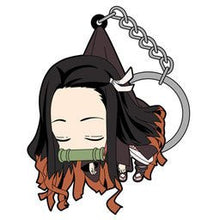 Cargar imagen en el visor de la galería, Kimetsu no Yaiba - Kamado Nezuko - Keyholder - Tsumamare Vol.1 - Rubber Keychain (Cospa) - Cuchiwaii
