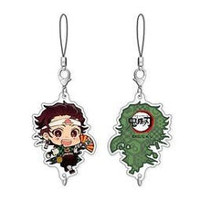 Cargar imagen en el visor de la galería, Kimetsu no Yaiba - Kamado Tanjirou - Acrylic Keychain - Chain Collection - Shinki Kakiokoshi Illustration Onitaiji ver. - Cuchiwaii
