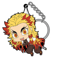 Load image into Gallery viewer, Kimetsu no Yaiba - Rengoku Kyoujurou - Tsumamare Vol.2 - Rubber Keychain - Cuchiwaii
