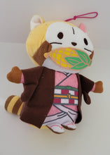 Load image into Gallery viewer, Kimetsu no Yaiba x Araiguma Rascal Collabo Plush Rascal Ver. - Plush Mascot - Kamado Nezuko (FuRyu) - Cuchiwaii
