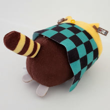 Load image into Gallery viewer, Kimetsu no Yaiba x Araiguma Rascal - Kamado Tanjirou - Mochi Kororin - Plush Mascot (Chugai Mining, Eikoh) - Cuchiwaii
