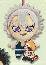 Load image into Gallery viewer, Kimetsu no Yaiba x Araiguma Rascal - Rascal - Shinazugawa Sanemi - Plush Mascot Vol.2 - Cuchiwaii
