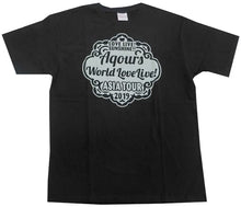 Load image into Gallery viewer, Love Live! Sunshine!! Aqours World LoveLive! ASIA TOUR 2019 Event Logo CHIBA T-shirt (Black) - Free Size - Cuchiwaii
