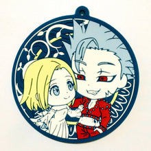 Load image into Gallery viewer, Nanatsu no Taizai - Ban &amp; Elaine - Ichiban Kuji - Oujo to Meliodas no Bouken - Kyun - Chara Illustrations - Rubber Coaster - Cuchiwaii
