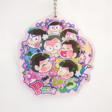 Load image into Gallery viewer, Osomatsu - san - Matsuno Ichimatsu - Acrylic Keychain - Pita! Deforme Shifuku Ver. Acrylic Keyholder (Takara Tomy A.R.T.S) - Cuchiwaii
