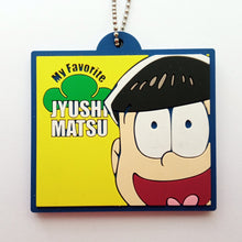 Load image into Gallery viewer, Osomatsu - san - Matsuno Jyushimatsu - Keyholder - Oshi Matsu Rubber Keychain - Rubber Keychain (Family Mart) - Cuchiwaii
