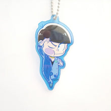 Load image into Gallery viewer, Osomatsu - san - Matsuno Karamatsu - Acrylic Keychain - Keyholder - Pita! Deforme (Takara Tomy A.R.T.S.) - Cuchiwaii
