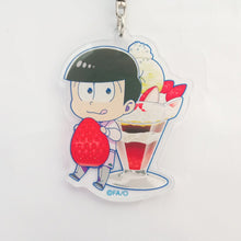 Load image into Gallery viewer, Osomatsu - san x Animate Cafe - Matsuno Todomatsu - Trading Acrylic Keychain 3rd Edition - Sweets ver. - Cuchiwaii
