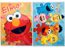 Load image into Gallery viewer, Sesame Street - Elmo, Ernie, Bert, Cooky Monster, Big Bird and Moppy - Set of 2 A4 Clear File - Cuchiwaii
