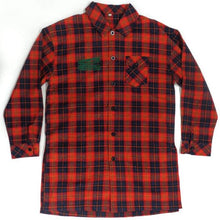 Load image into Gallery viewer, Sho Kiryuin Solo Performance Hitoriyogari 6 Long Length Flannel Shirt Red M Size - J - Pop - Golden Bomber - Cuchiwaii
