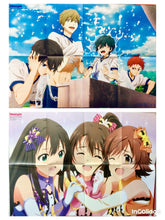 Load image into Gallery viewer, THE iDOLM@STER: Cinderella Girls / Free! - Double - sided B2 Poster - Monthly Newtype Appendix - Cuchiwaii
