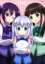Load image into Gallery viewer, THE iDOLM@STER Cinderella Girls / Is the order a rabbit?? - Double - sided B2 Poster - Monthly Newtype Appendix - Cuchiwaii
