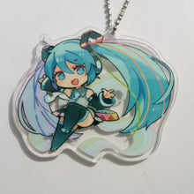 Load image into Gallery viewer, VOCALOID - Hatsune Miku - 10th Anniversary - Acrylic Keychain - Cuchiwaii
